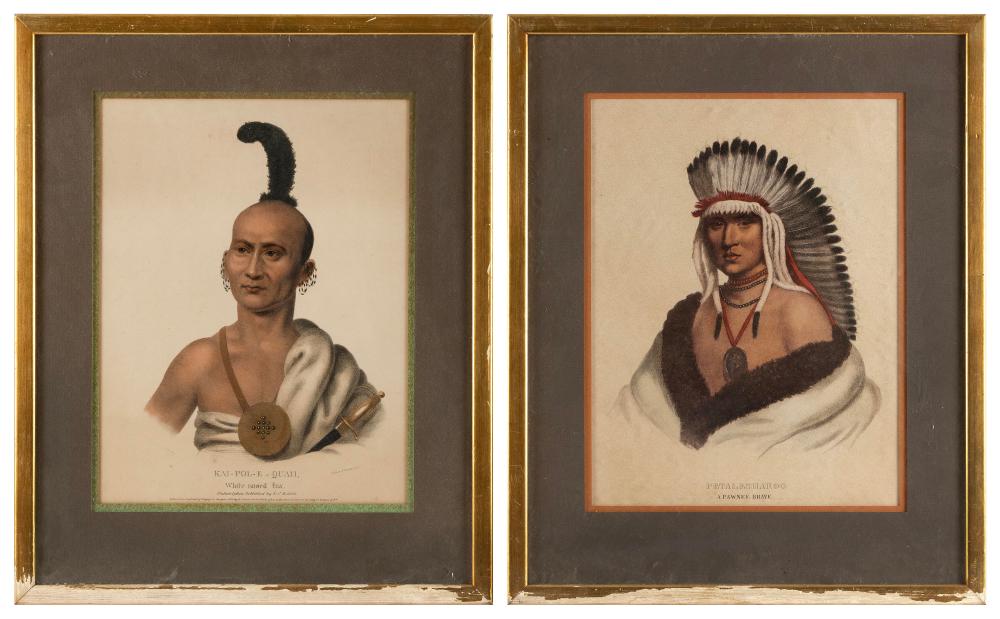 TWO NATIVE AMERICAN PORTRAITS AFTER 2f100e