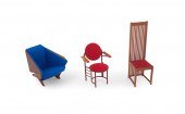 THREE MINIATURE CHAIRS FOR VITRA DESIGN