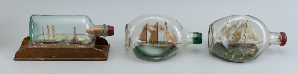 THREE SMALL SHIPS IN BOTTLES EARLY 2f1a67