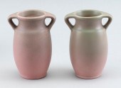 TWO 1927 ROOKWOOD VASES DATED 1927 HEIGHTS