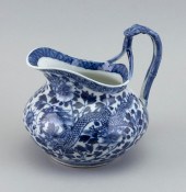 CHINESE BLUE AND WHITE PORCELAIN PITCHER