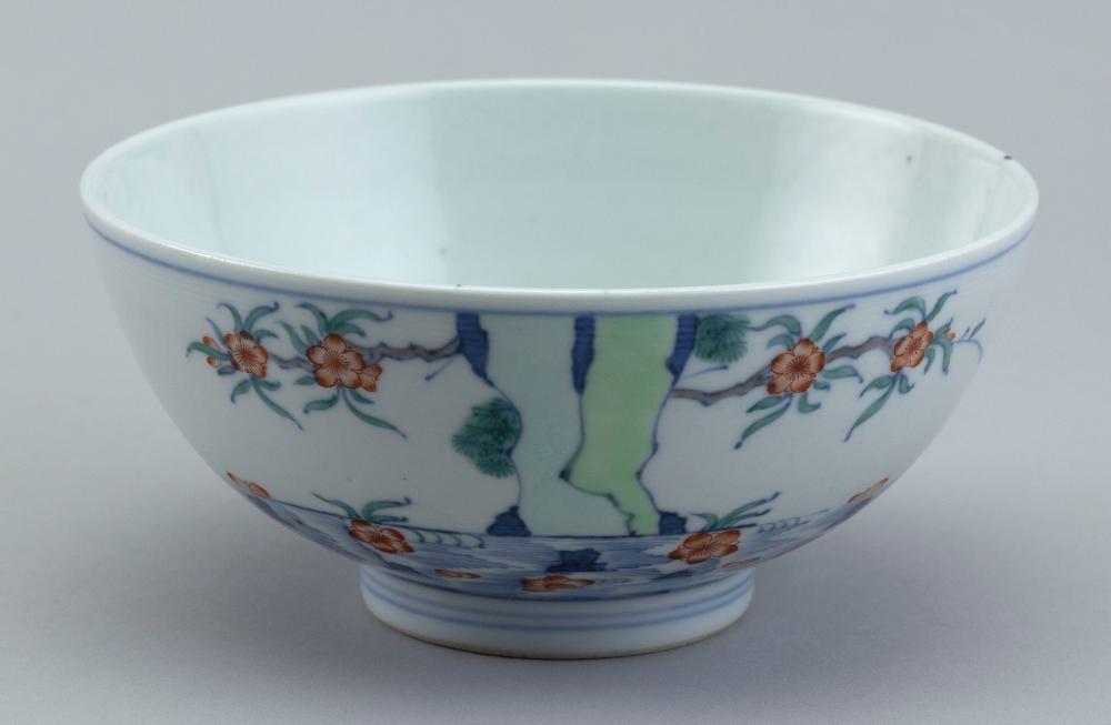 CHINESE WUCAI PORCELAIN BOWL EARLY 2f2008