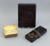 THREE ASSORTED JAPANESE LACQUER 2f206c