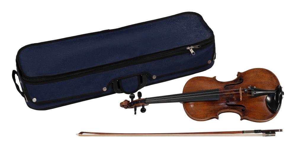 CASED WILHELM FREDEL VIOLIN WITH 2f2518