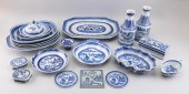 LARGE LOT OF CHINESE EXPORT BLUE AND