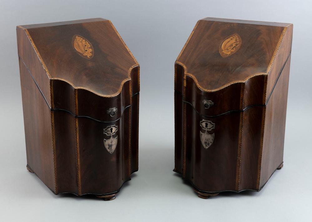 PAIR OF FEDERAL KNIFE BOXES CIRCA 2f25a8