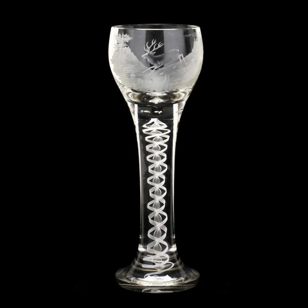BOHEMIAN BLOWN AND ENGRAVED GLASS 2f0598
