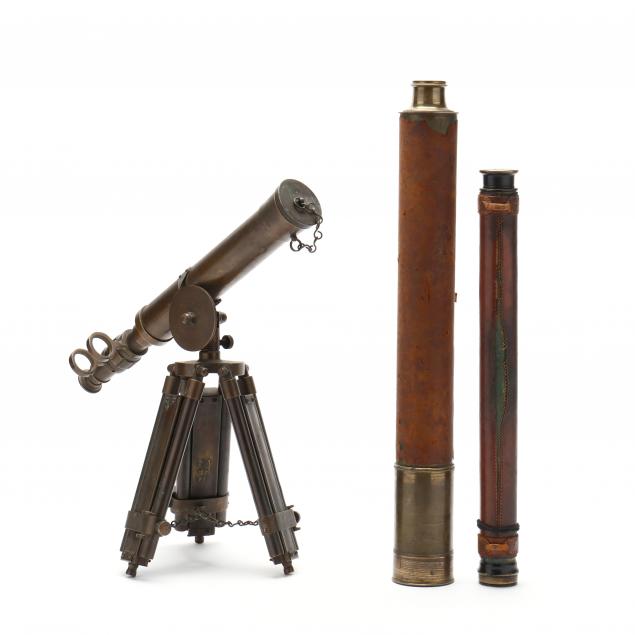 TWO SPYGLASSES AND A TABLE TELESCOPE 2f076d