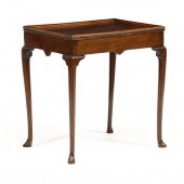 ENGLISH QUEEN ANNE MAHOGANY TRAY TOP