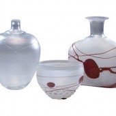 Three Art Glass Vessels by Bertil Vallien