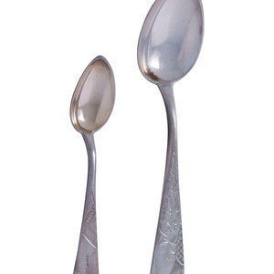 Thirty Six American Silver Spoons Duhme 2f3992