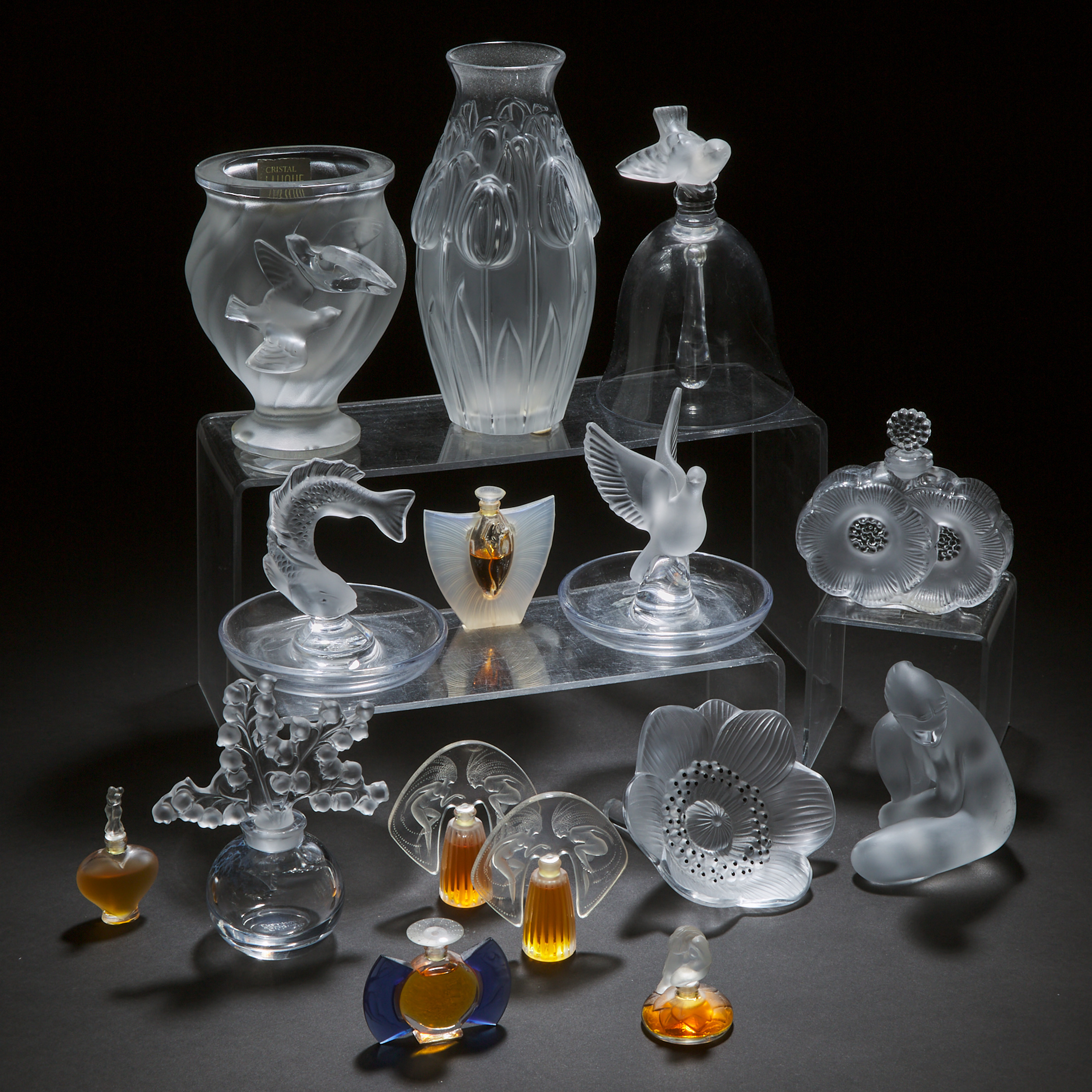 Group of Lalique Moulded and Frosted 2f26be
