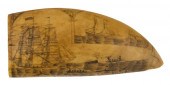 SCRIMSHAW WHALE S TOOTH BY THE 2f280f