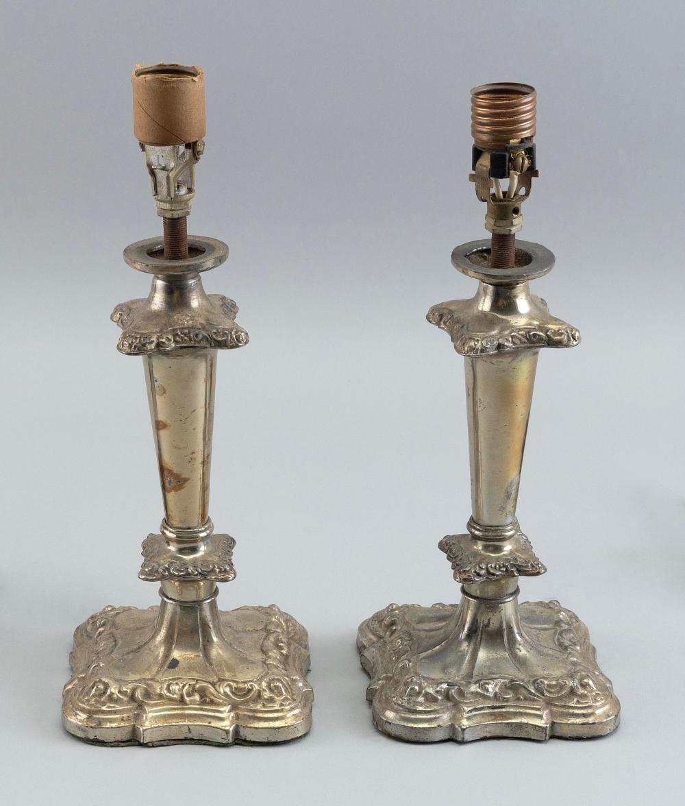 PAIR OF SILVER PLATED CANDLESTICK 2f2ae8