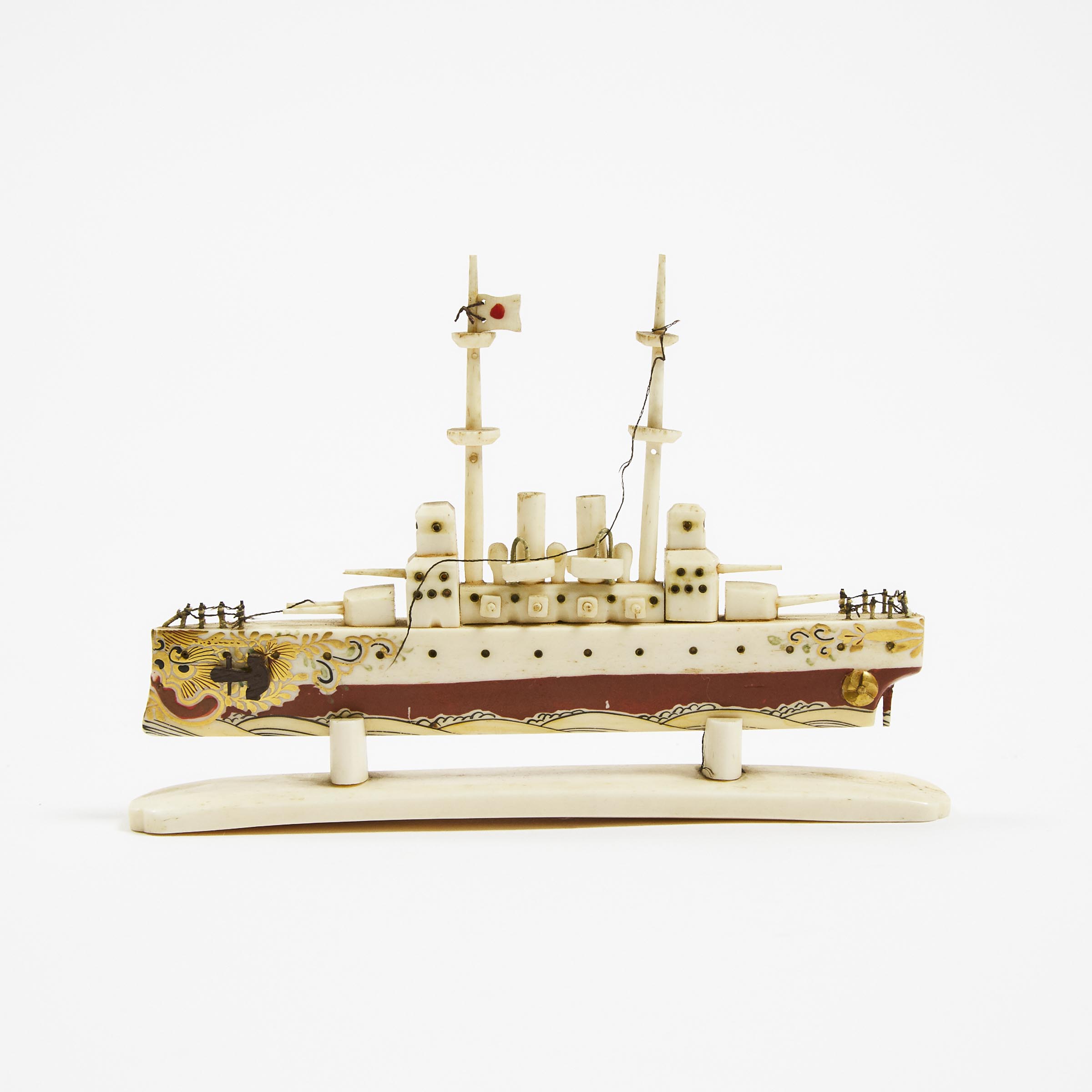 A Miniature Ivory Model of a Japanese 2f2c68