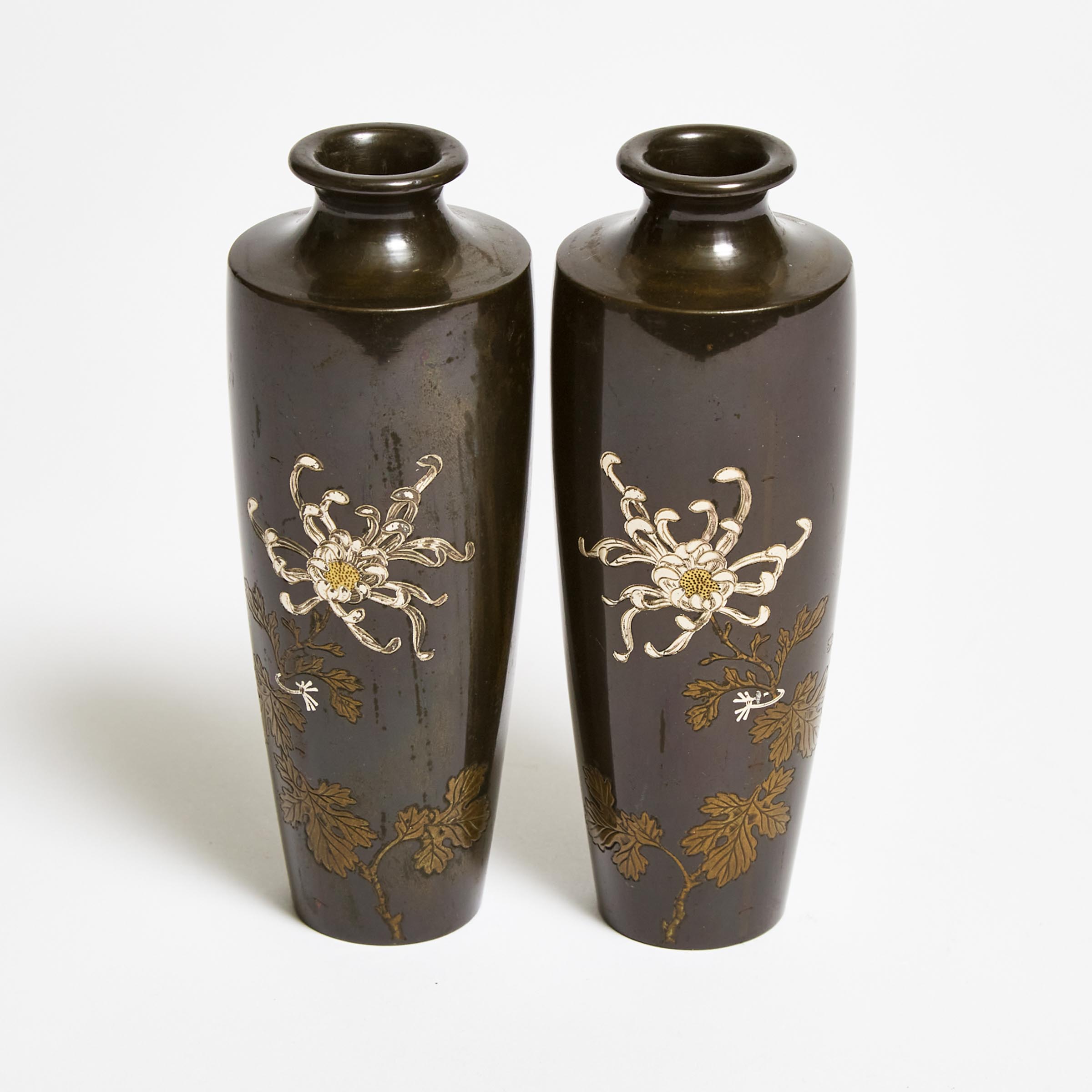 A Pair of Japanese Mixed Metal 2f2cb5