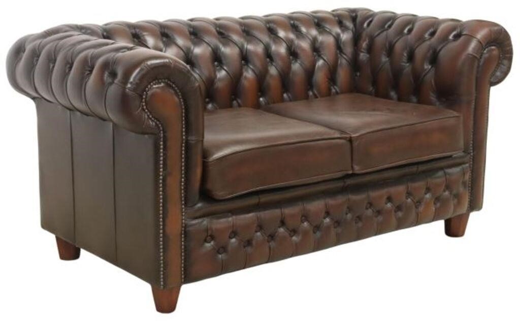 ENGLISH CHESTERFIELD TUFTED LEATHER 2f5dc5