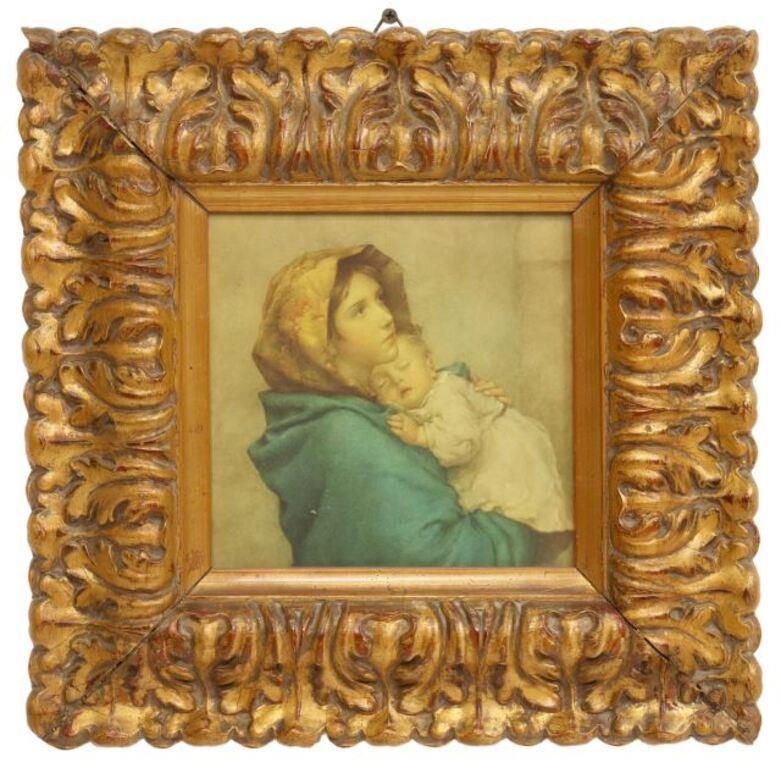 FRAMED RELIGIOUS PRINT AFTER R  2f64d0