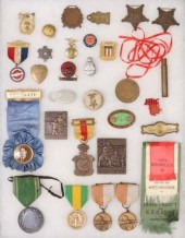 (27) BADGES, GAR MEDALS, US ARMY, FOREIGN(lot