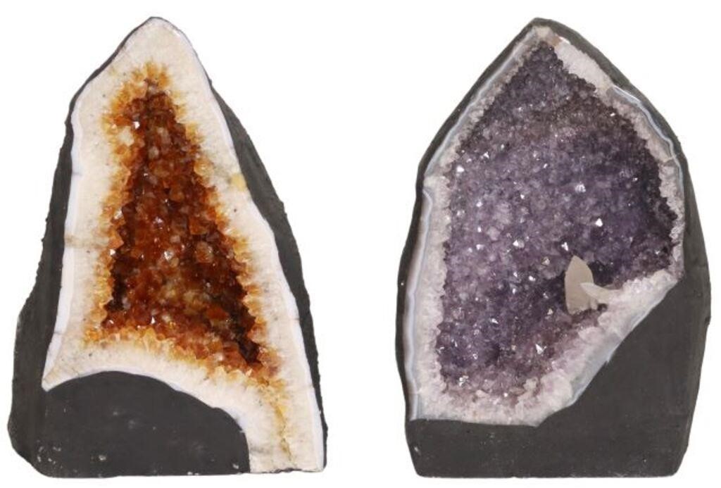  2 CATHEDRAL GEODE SPECIMENS  2f655a