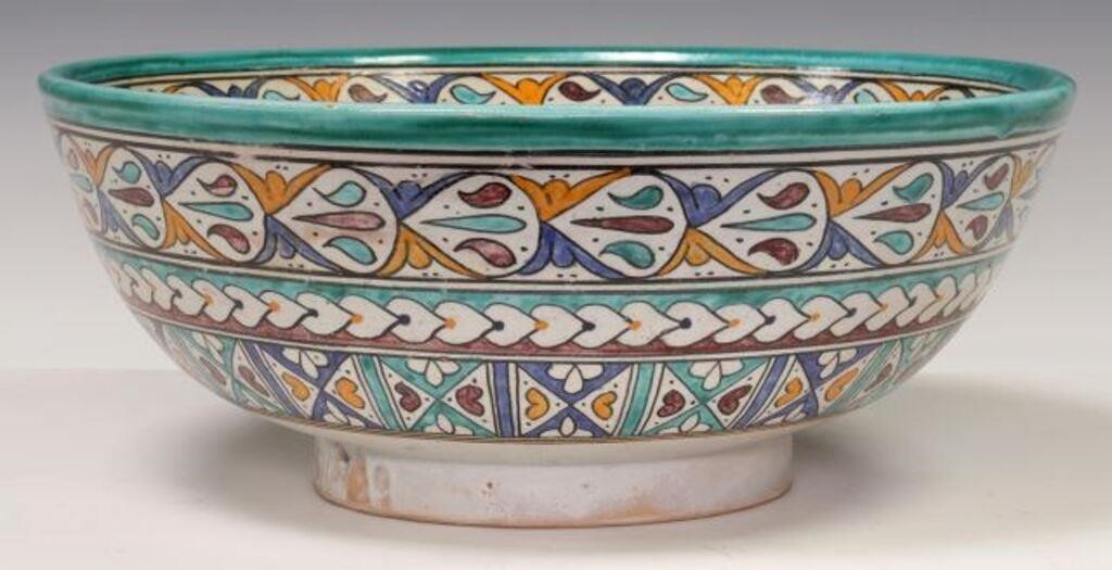 FES NAJI MOROCCAN POLYCHROME PAINTED 2f656d