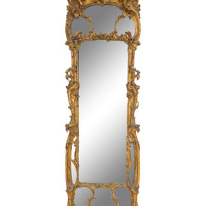 An Italian Giltwood Pier Mirror 19th 2f6647