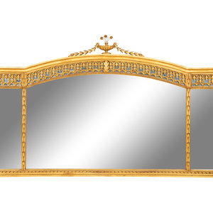 A Neoclassical Style Giltwood Overmantel 2f6722