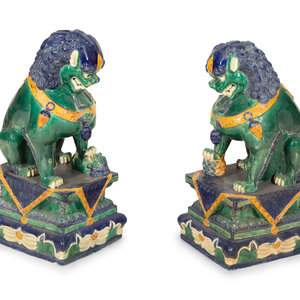A Pair of Chinese Glazed Ceramic 2f676b