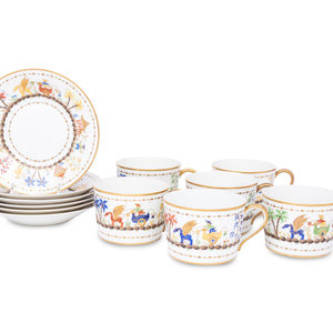 A Set of Six Le Tallec Cirque Chinois 2f6998