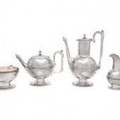 A Gorham Silver Four-Piece Tea and Coffee