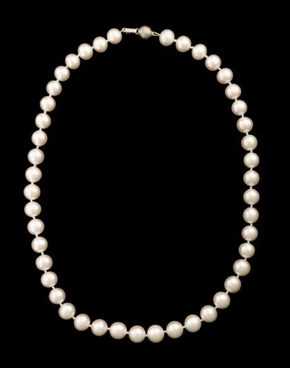 14 karat white gold pearl necklace 4be37