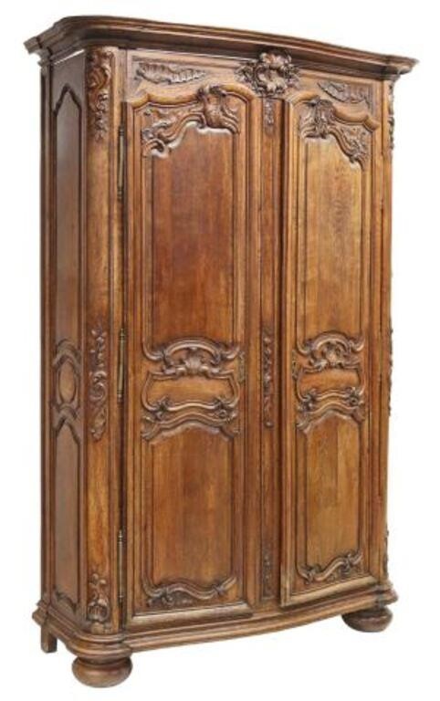 MONUMENTAL FRENCH PROVINCIAL CARVED