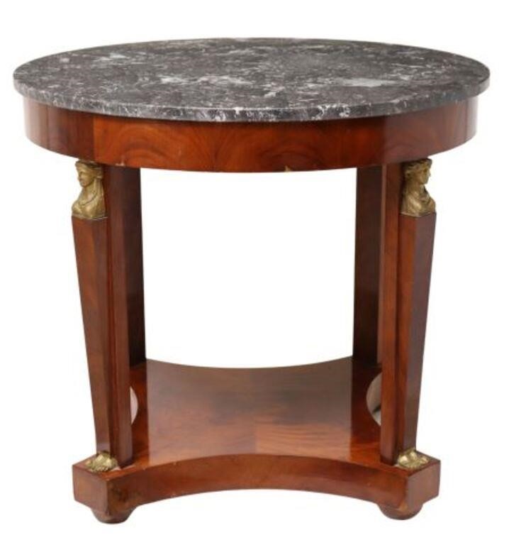FRENCH EMPIRE STYLE MARBLE TOP 2f7051