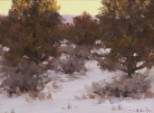STEPHEN DAY (B.1954) OIL PAINTING WINTER