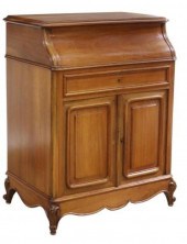 FRENCH WALNUT WASH STAND COMMODEFrench