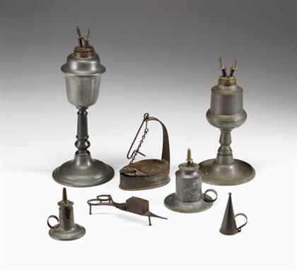 Group of eight assorted pewter 4bb7e