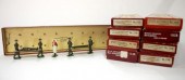 EIGHT SETS OF BRITAINS SOLDIERS WITH