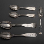 Five Southern Silver Spoons
Early to