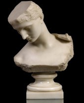 A GRAND TOUR CARVED MARBLE BUST  2f5998