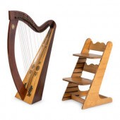 A Lyon and Healy Folk Harp
Early 20th