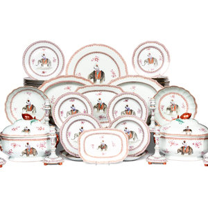 A Chinese Export Porcelain Dinner 2f8448