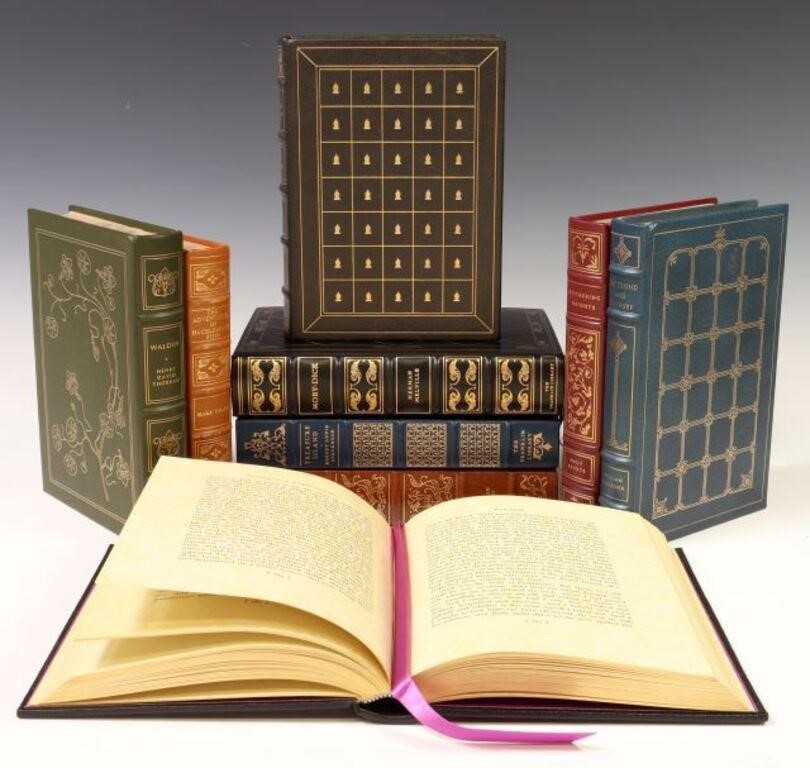  9 LEATHER BOUND FRANKLIN LIBRARY 2f8590