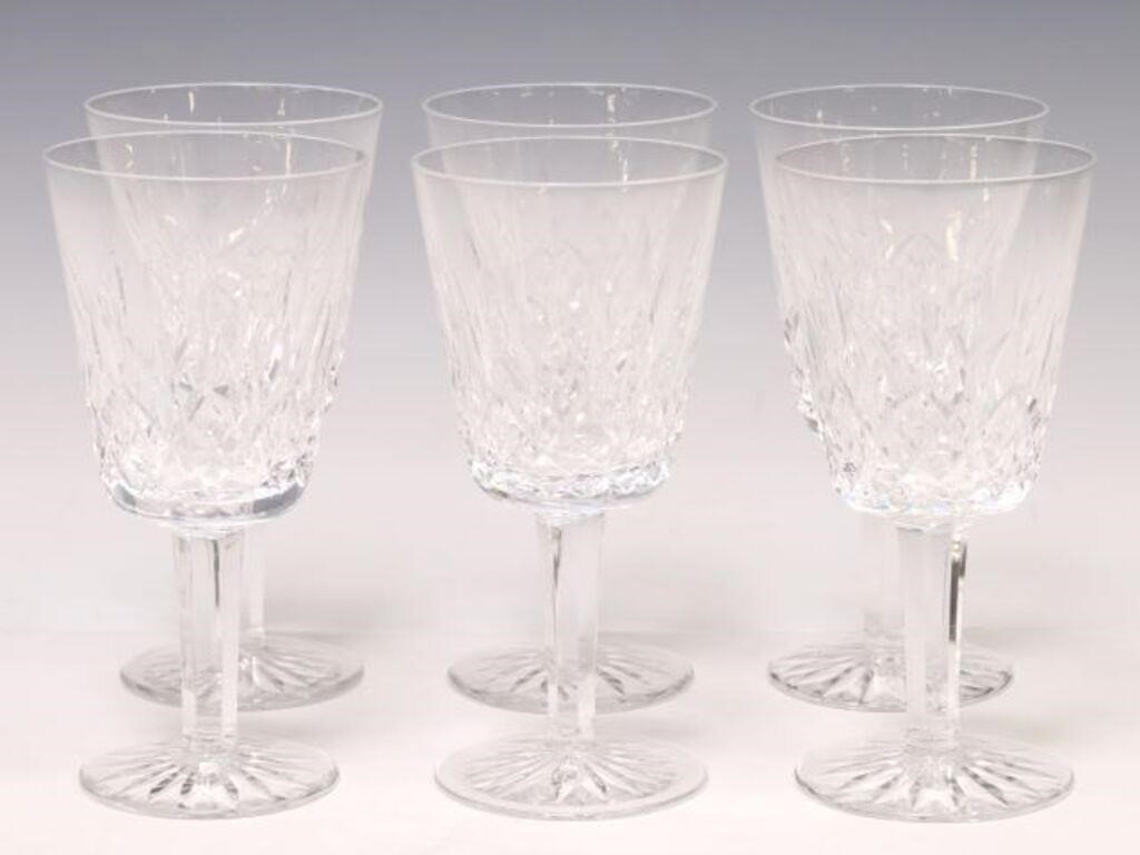  6 WATERFORD LISMORE CUT CRYSTAL 2f860d