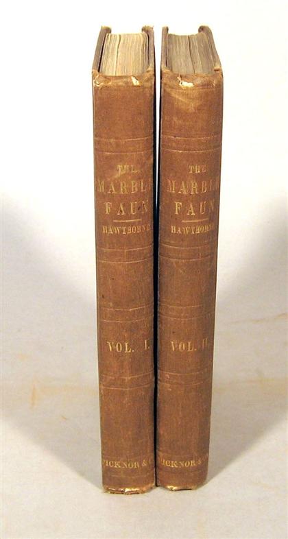 2 vols Hawthorne Nathaniel  4c0c9
