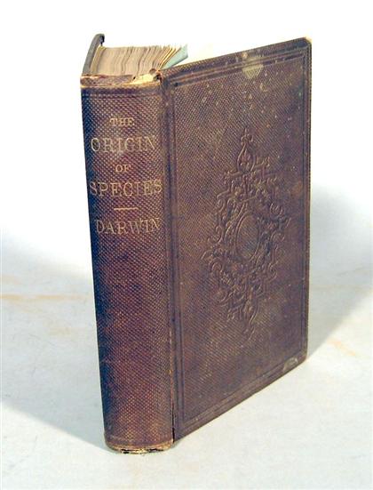 1 vol.  Darwin, Charles. The Origins of Species