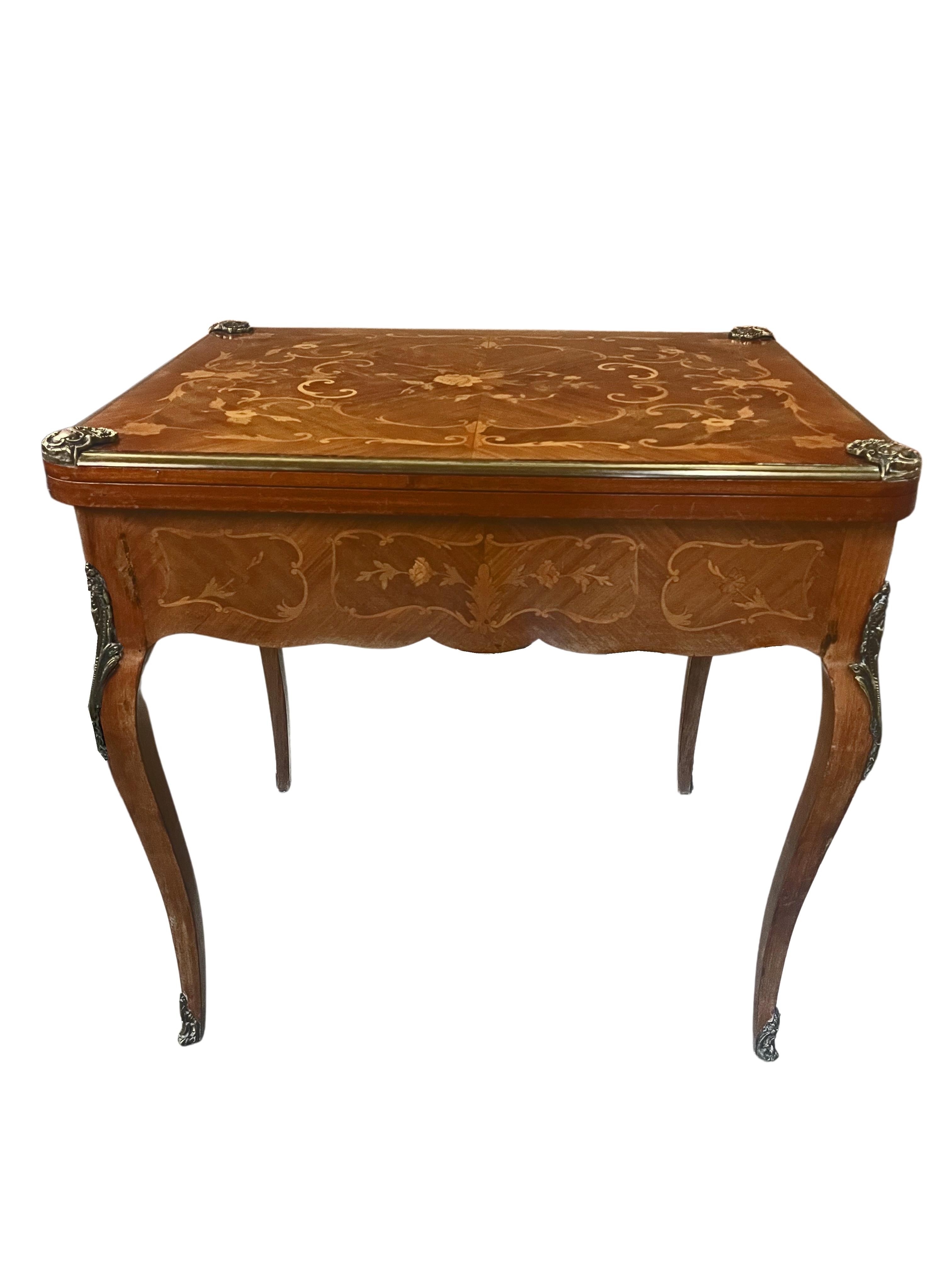 LOUIS XV STYLE INLAID GAMES TABLE 2f8b88
