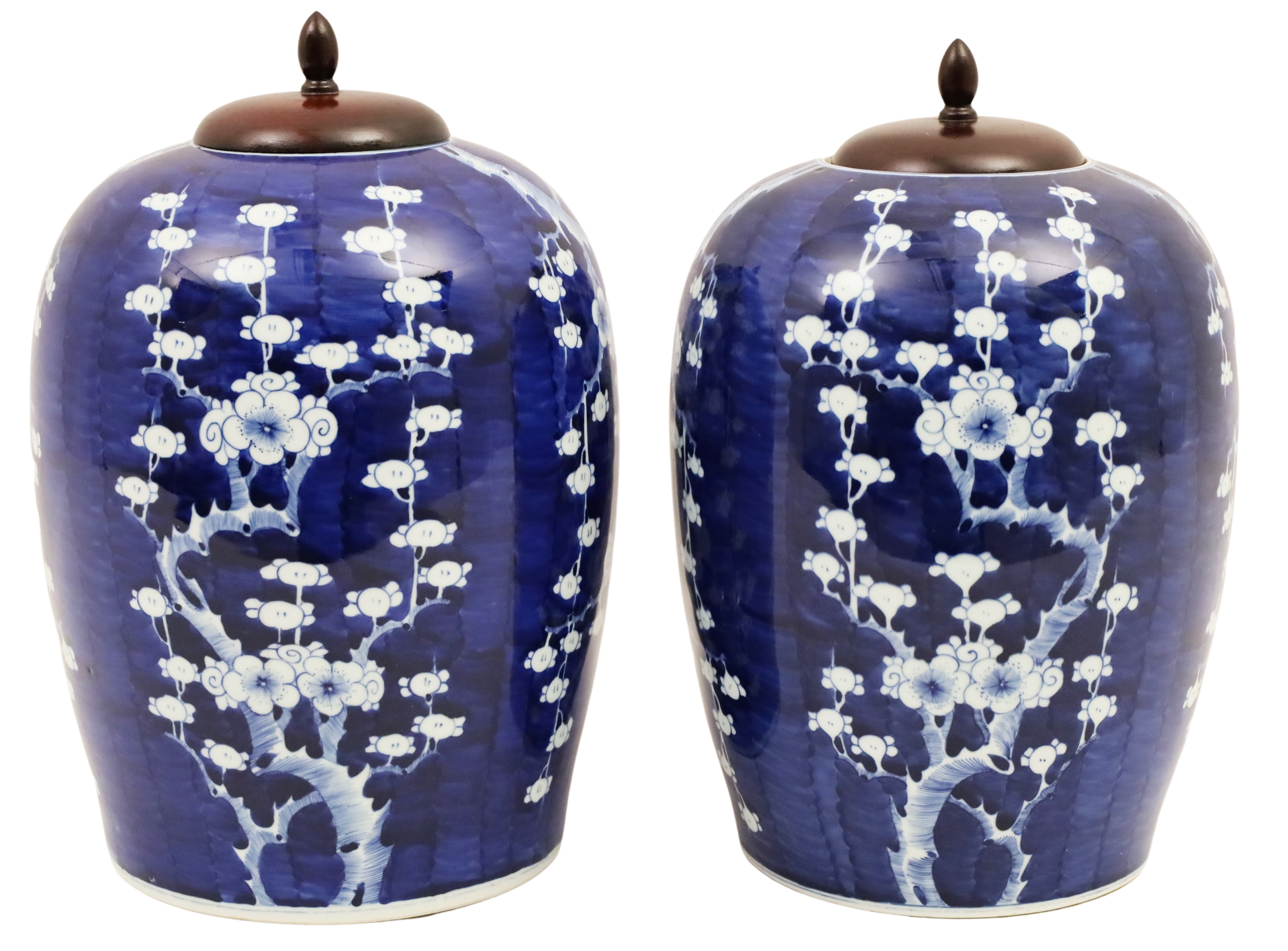 PAIR OF CHINESE GINGER JARS A near 2f8c9c