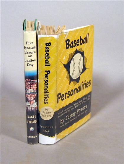 2 vols Signed Books Baseball 4c171