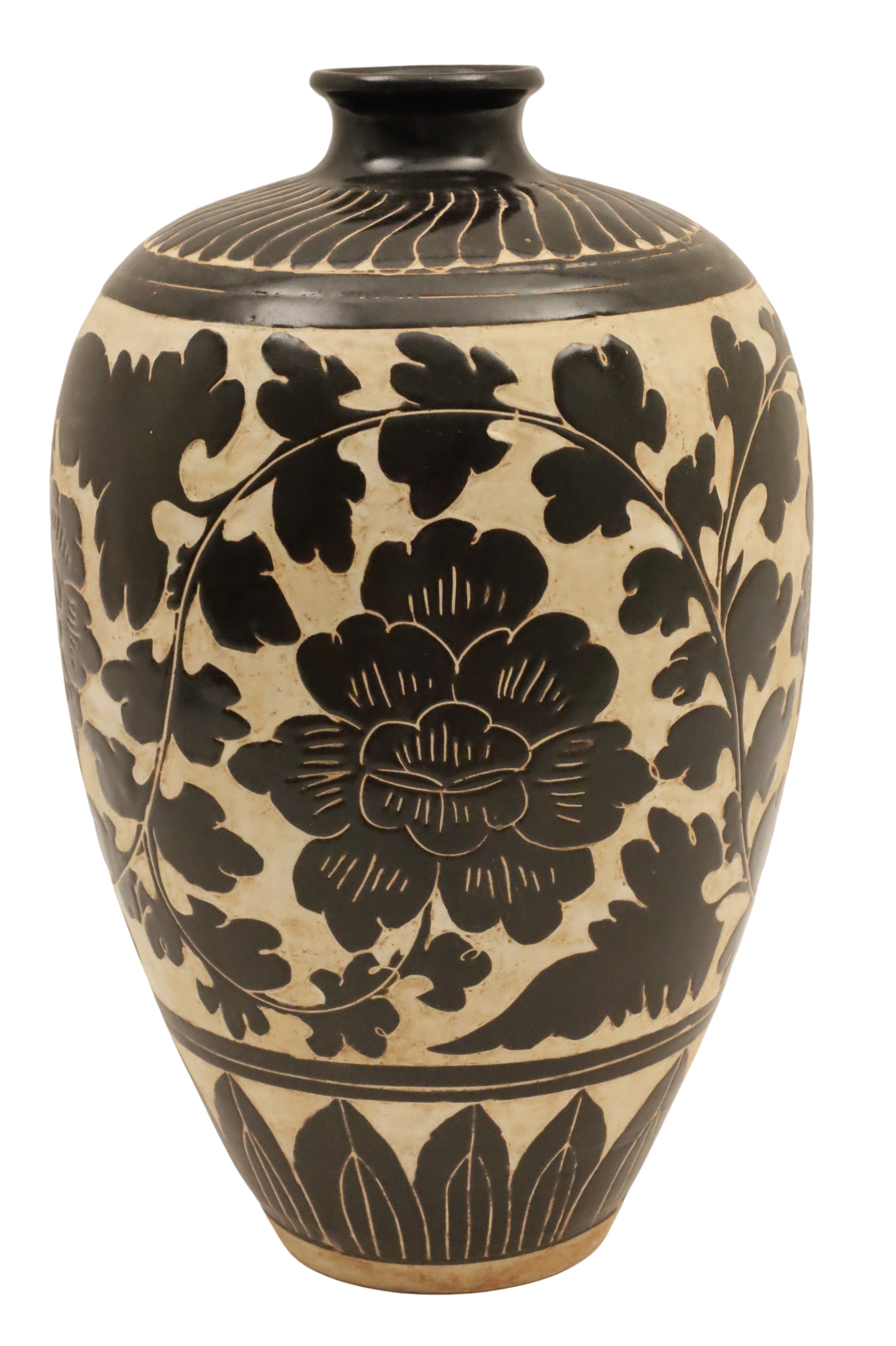 CHINESE CIZHOU MEIPING VASE A Chinese 2f8e92