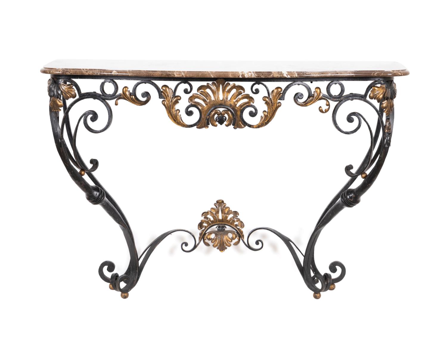 IRON GILT MARBLE WALL HANGING 2f9664